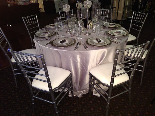 Silver Chivari with White Pad