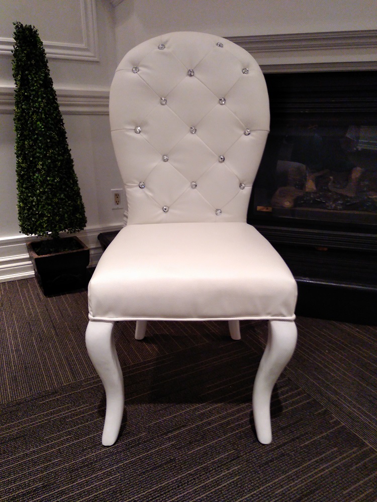 White Bride and Groom Chair